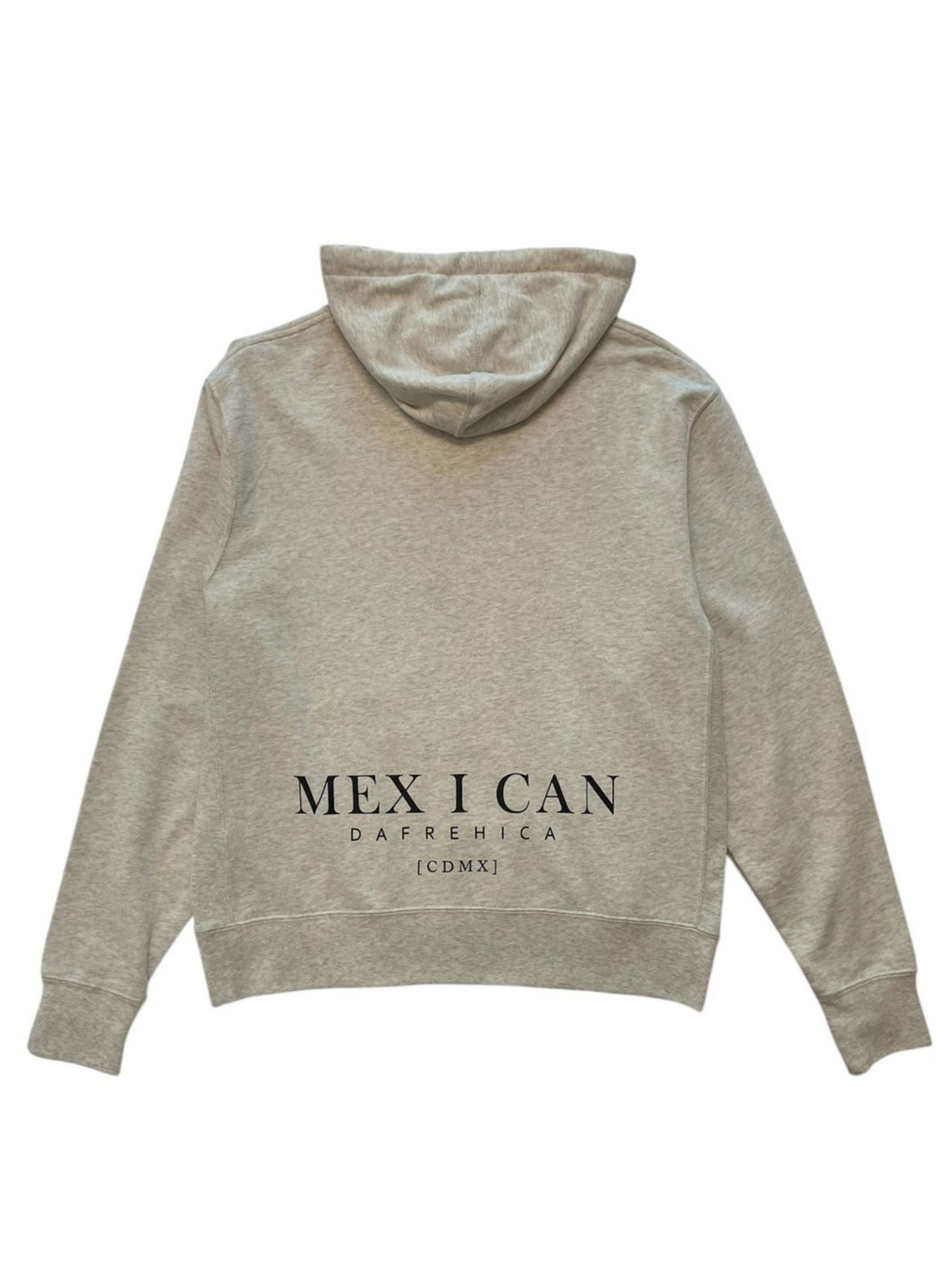Hoodie Unisex Terry Pullover Oatmeal MEX I CAN 2