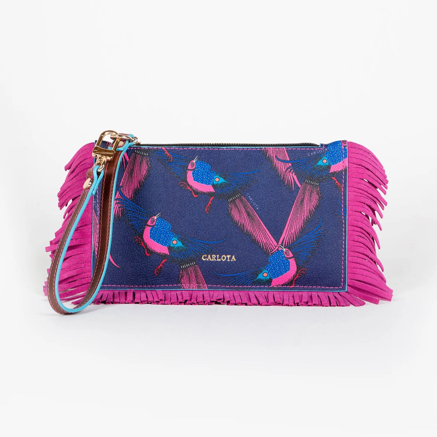 Mini Clutch Faisan Print