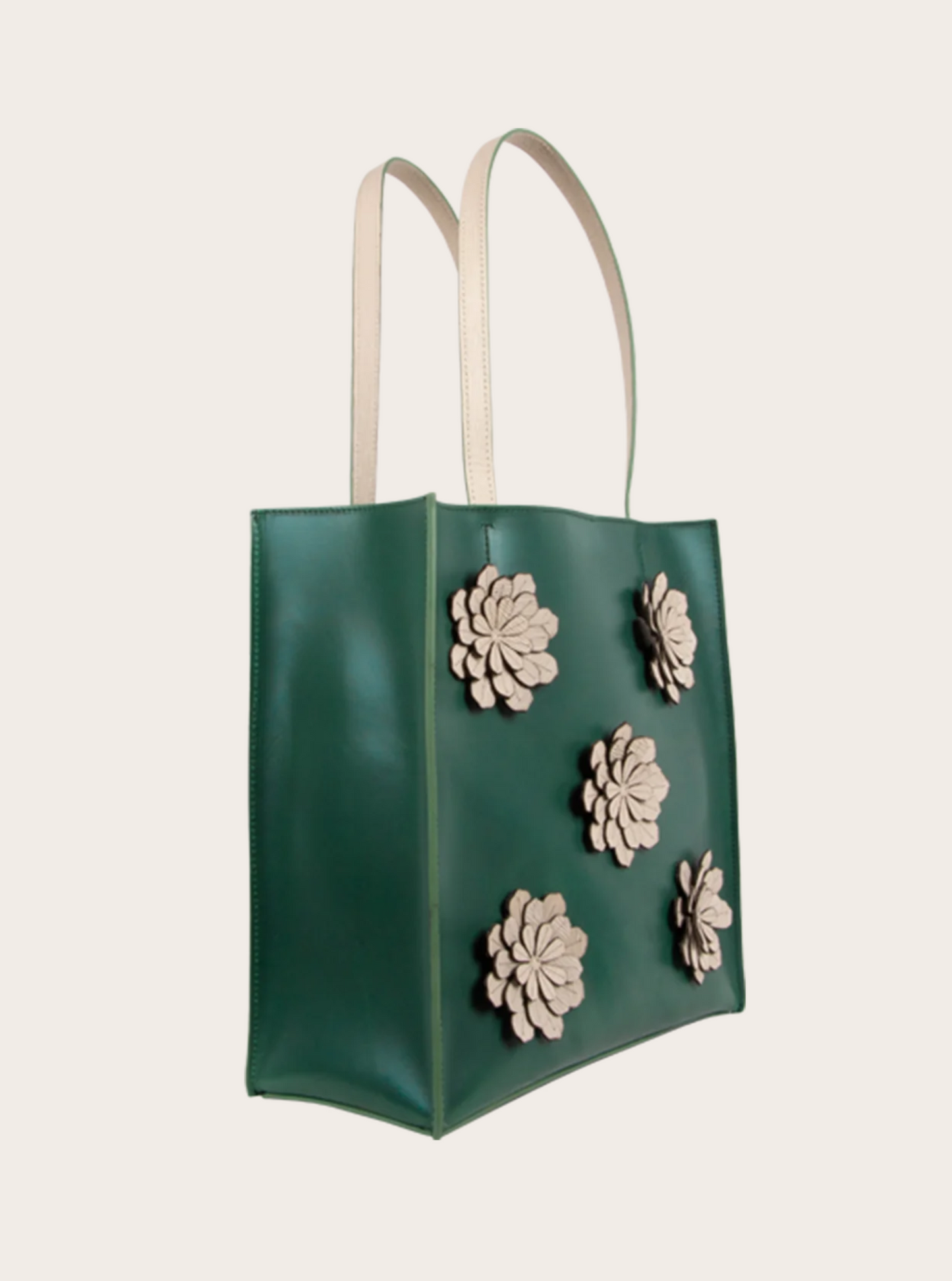 Tote Barro Blanco Green