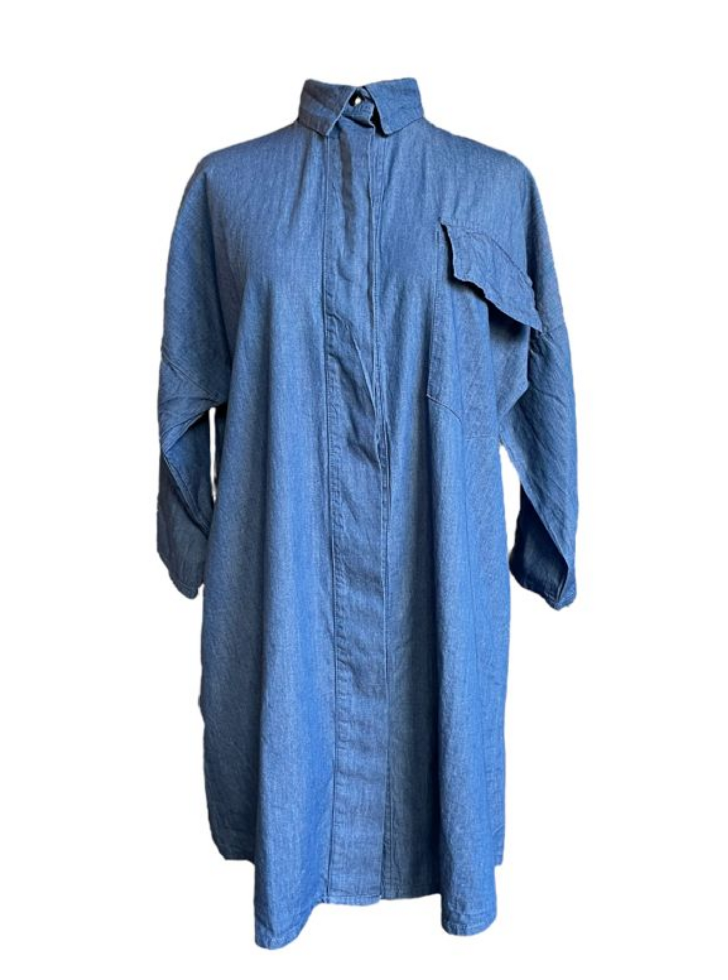 Long Shirt Lirica Denim Blue