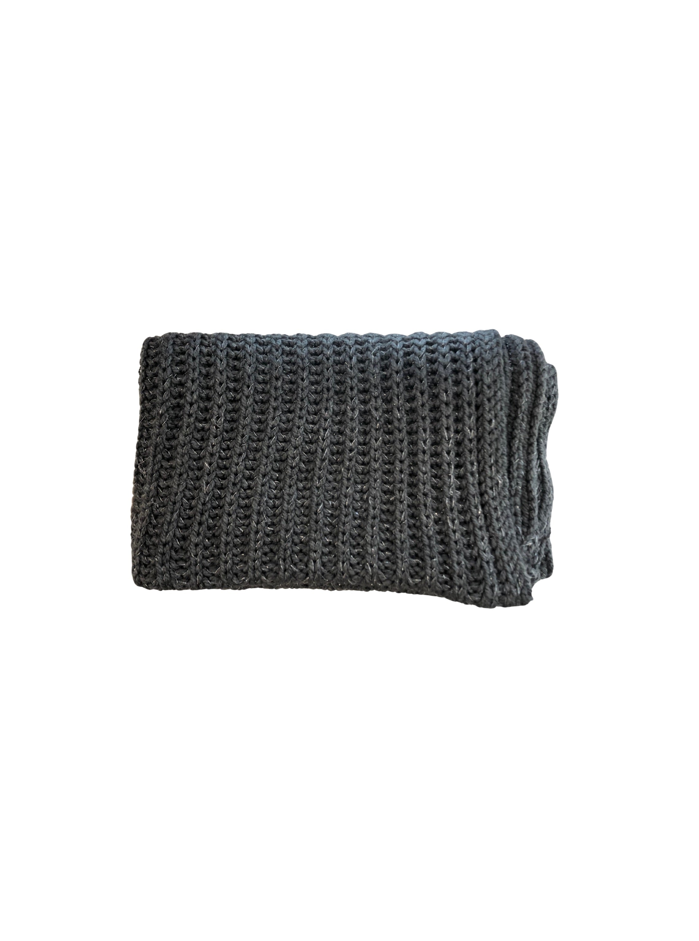 Neck Worsted Grey Shine
