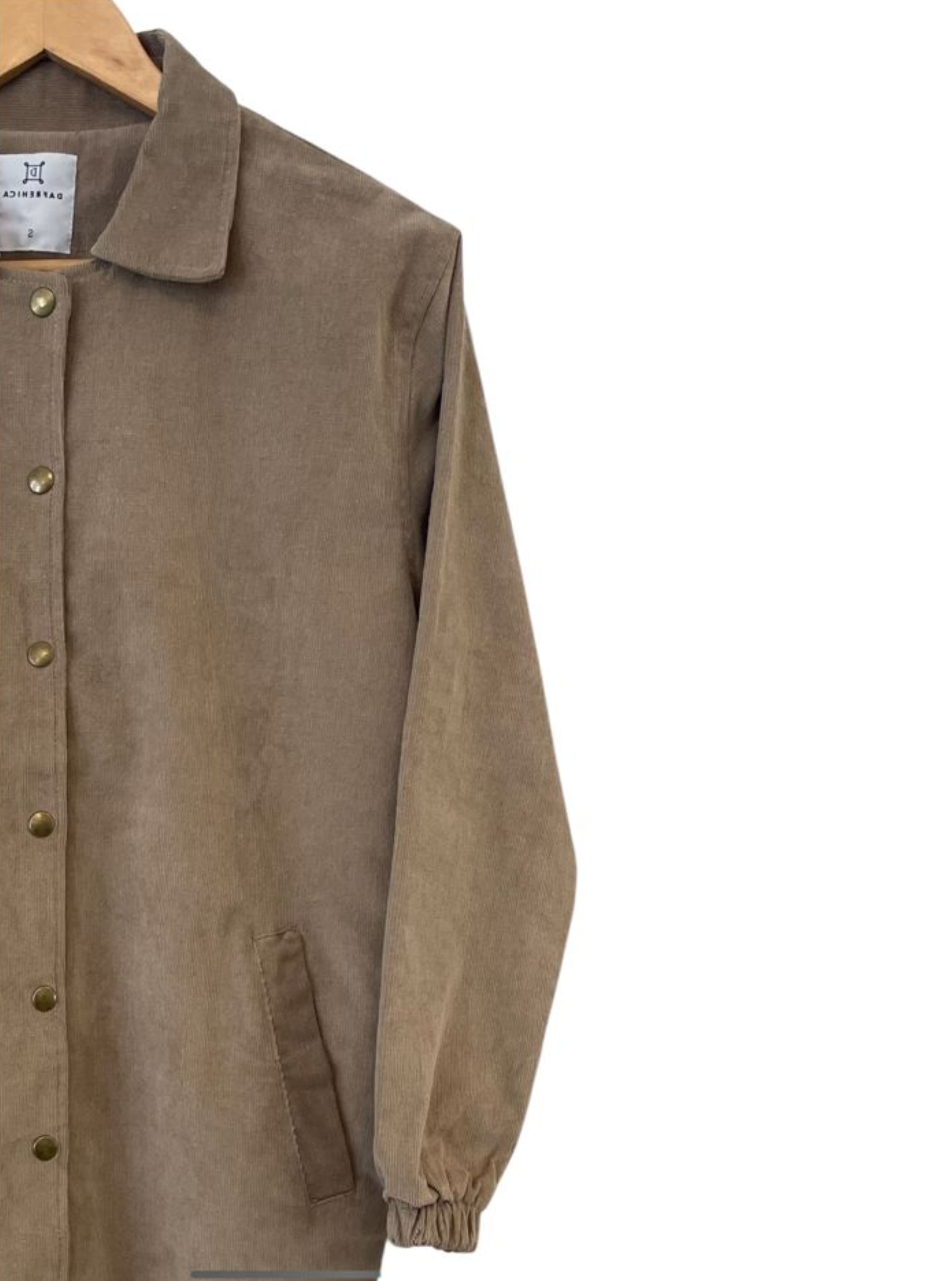 Windbreaker Damiana Corduroy Beige