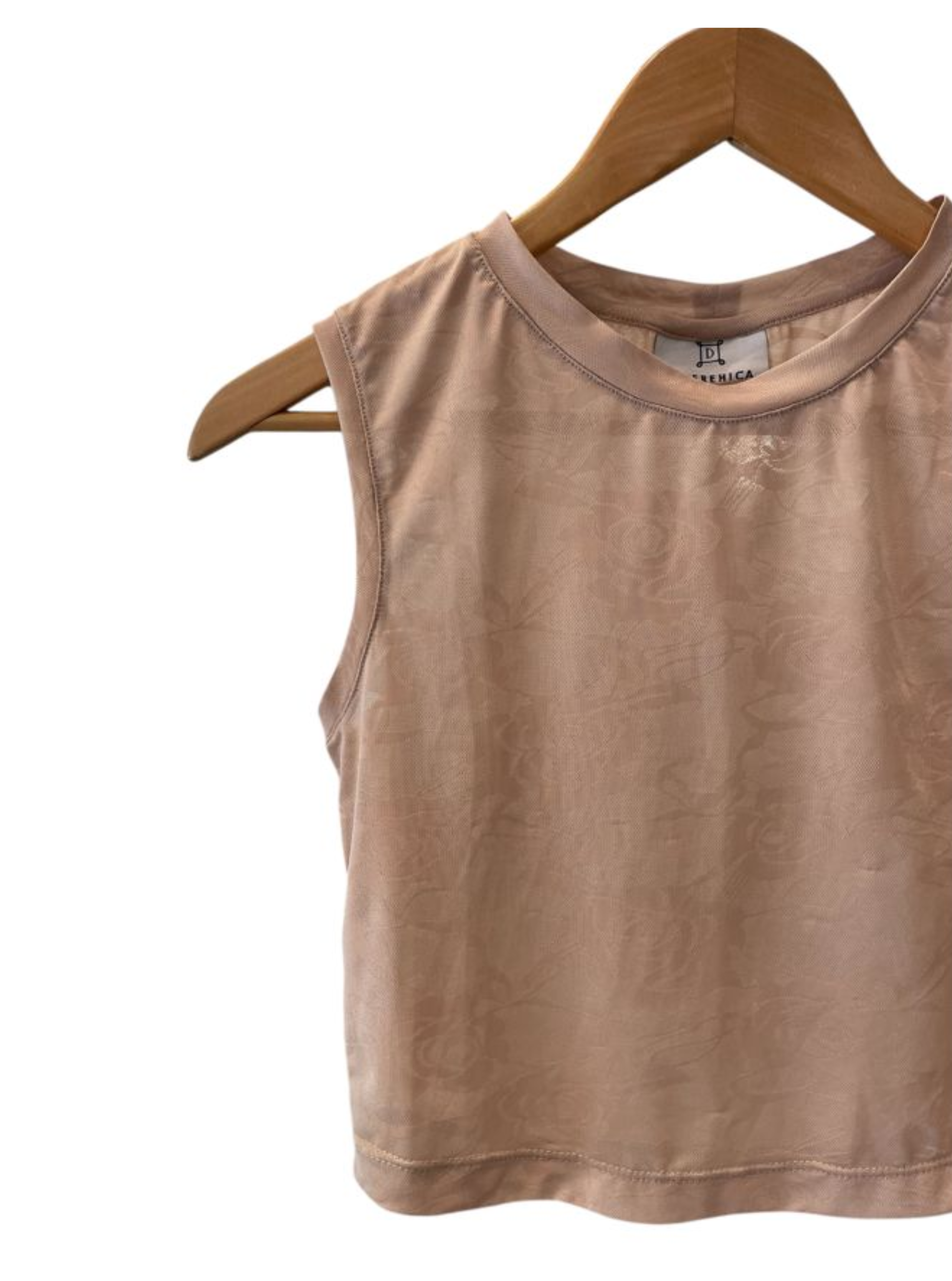 Crop Top Hanson Nude Mesh