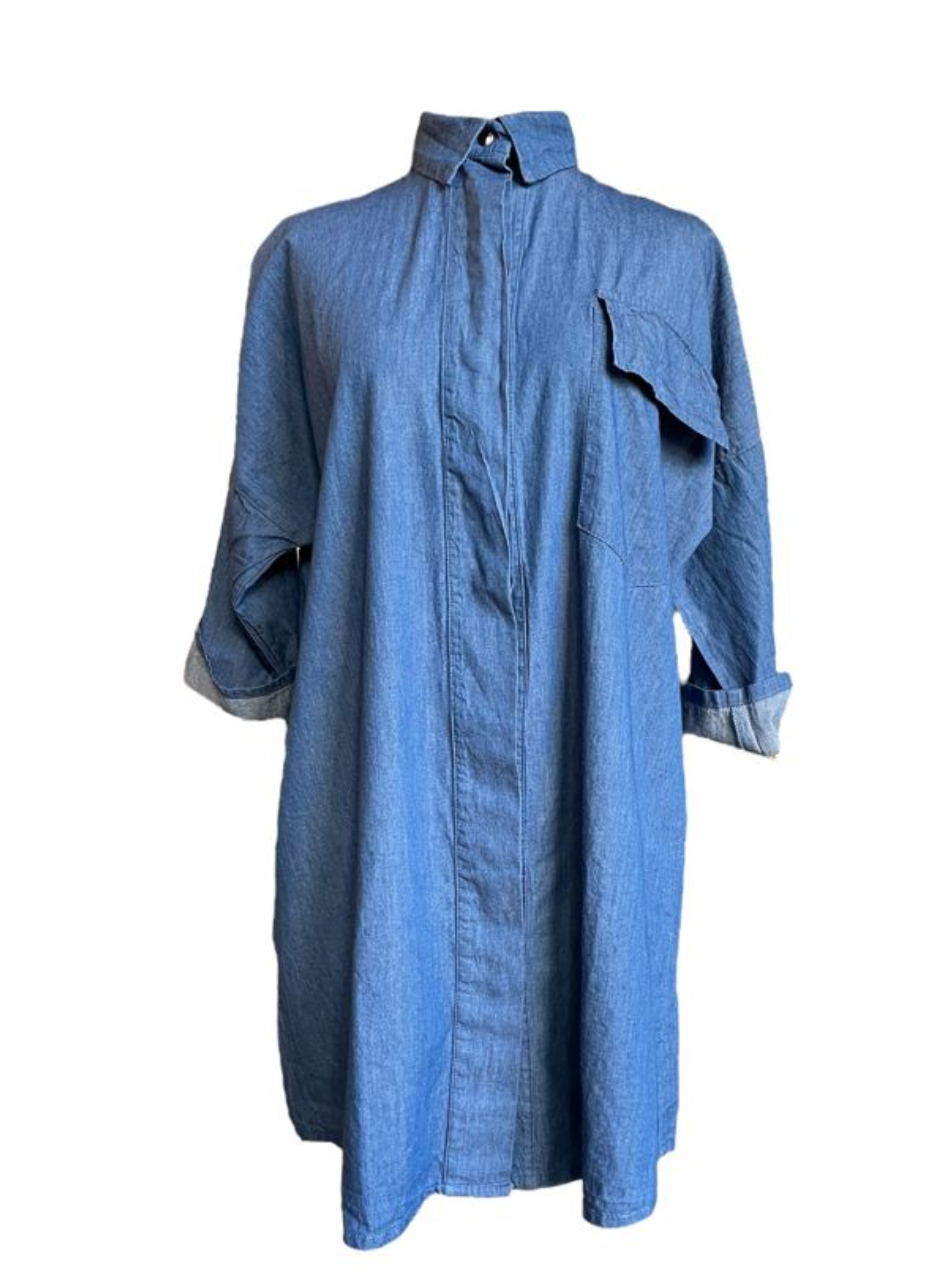 Long Shirt Lirica Denim Blue