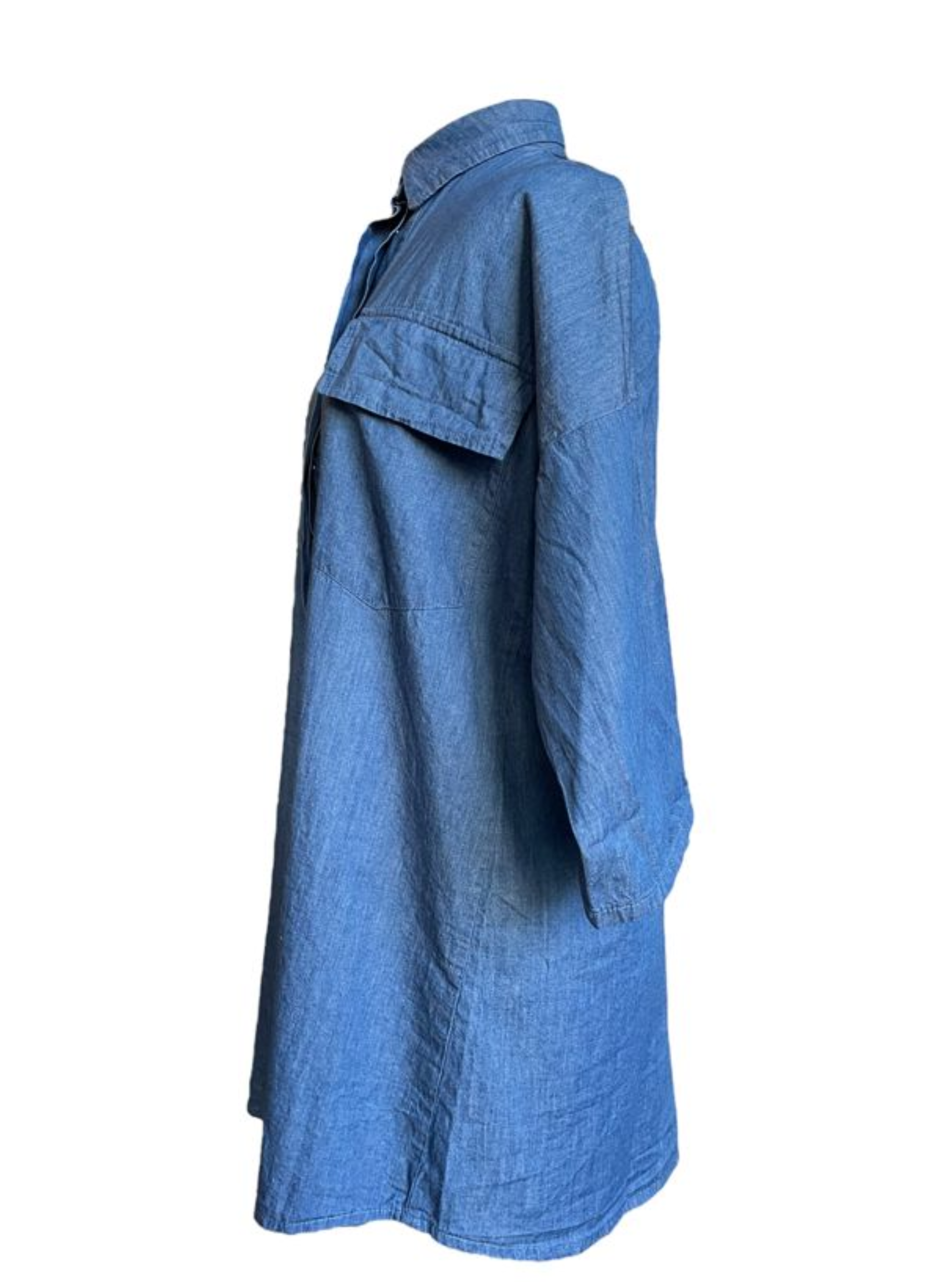 Long Shirt Lirica Denim Blue