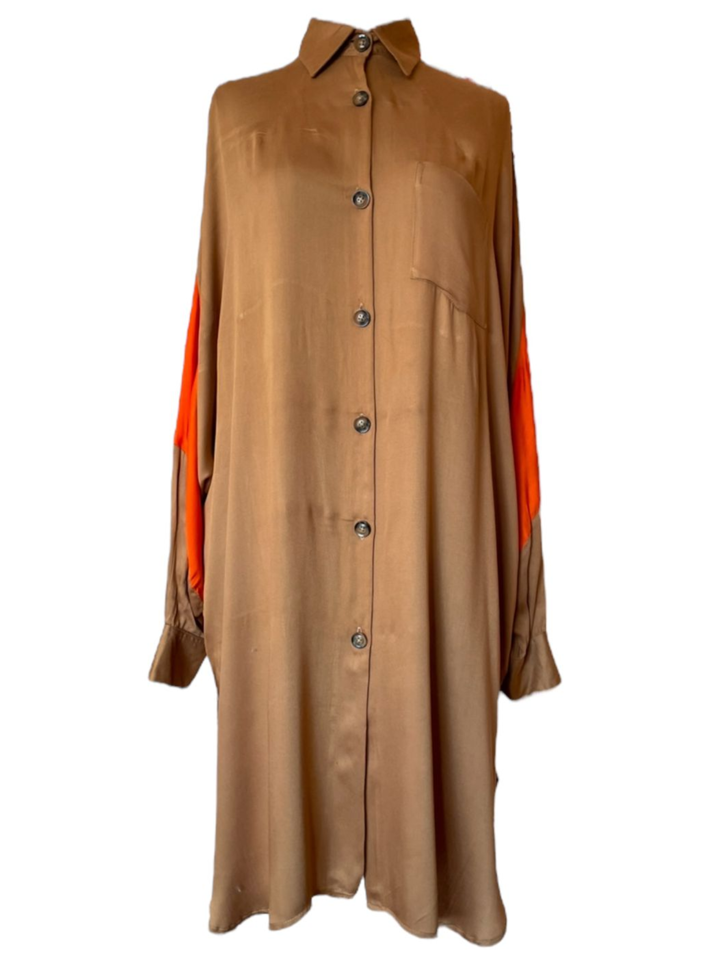 Dress Tara Orange Stripes