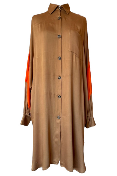 Dress Tara Orange Stripes