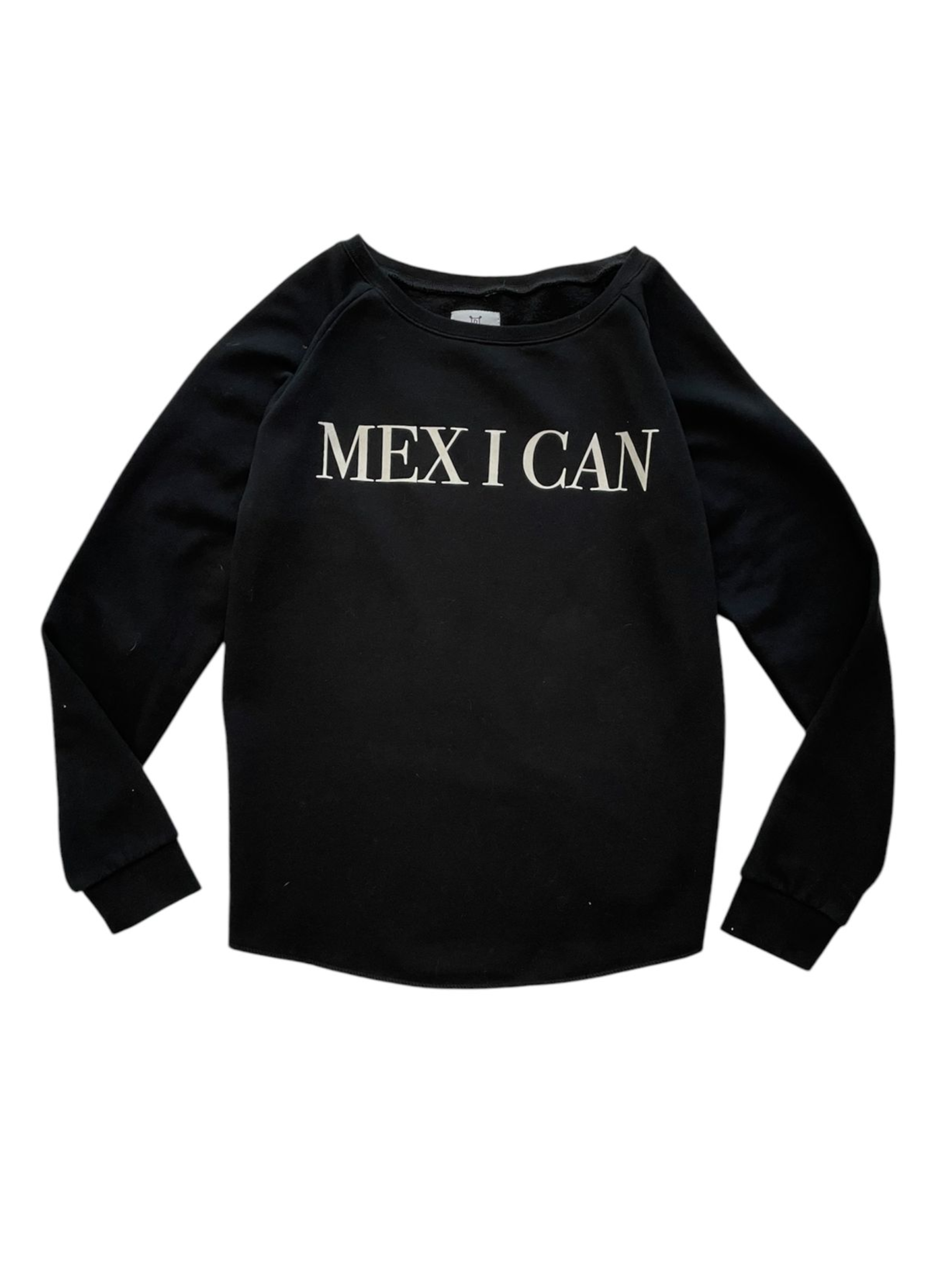 Hoodie Women’s Wave Wash Crew Black MEX I CAN