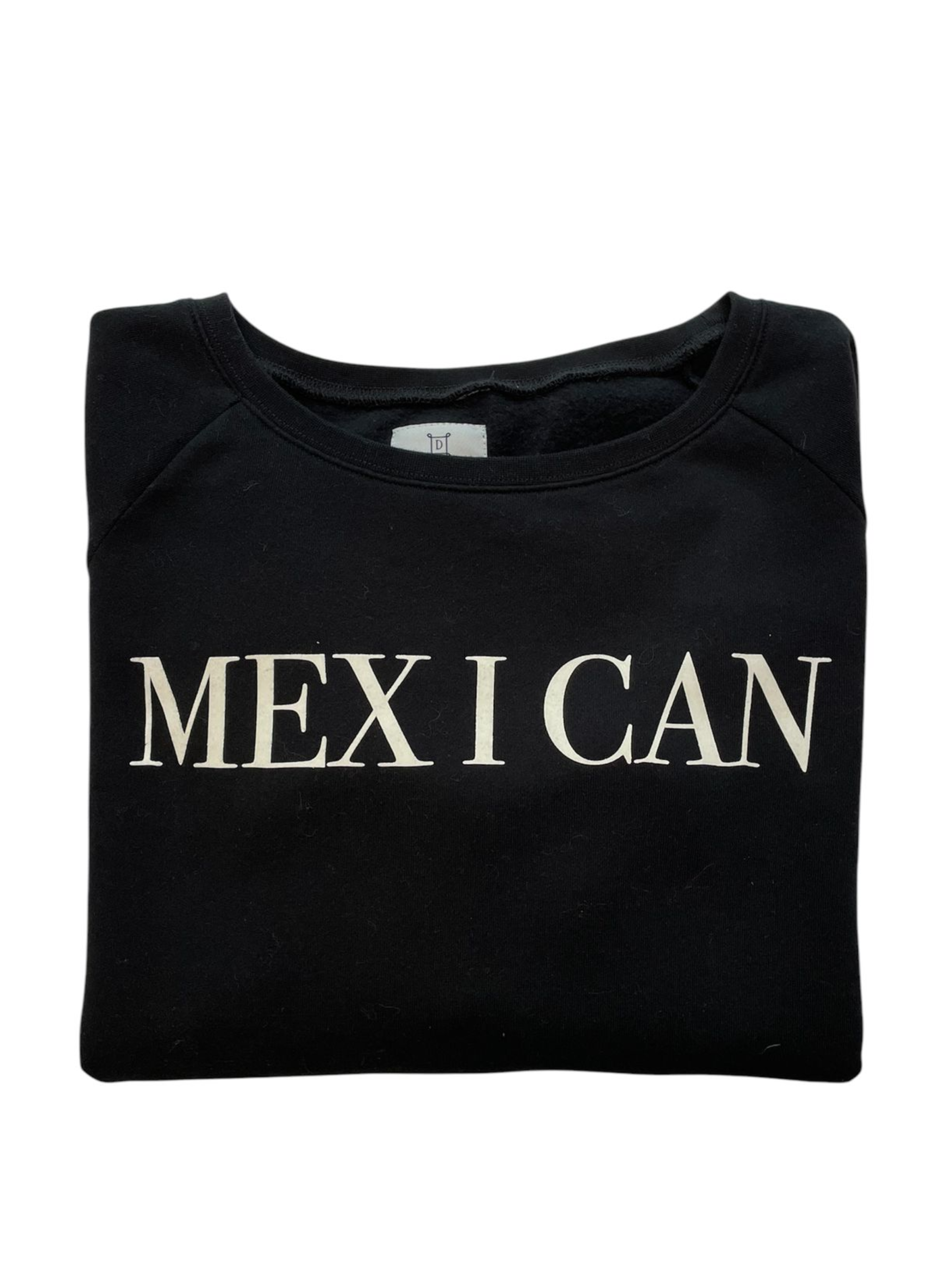 Hoodie Women’s Wave Wash Crew Black MEX I CAN