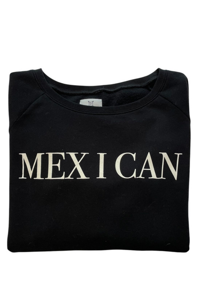 Hoodie Women’s Wave Wash Crew Black MEX I CAN