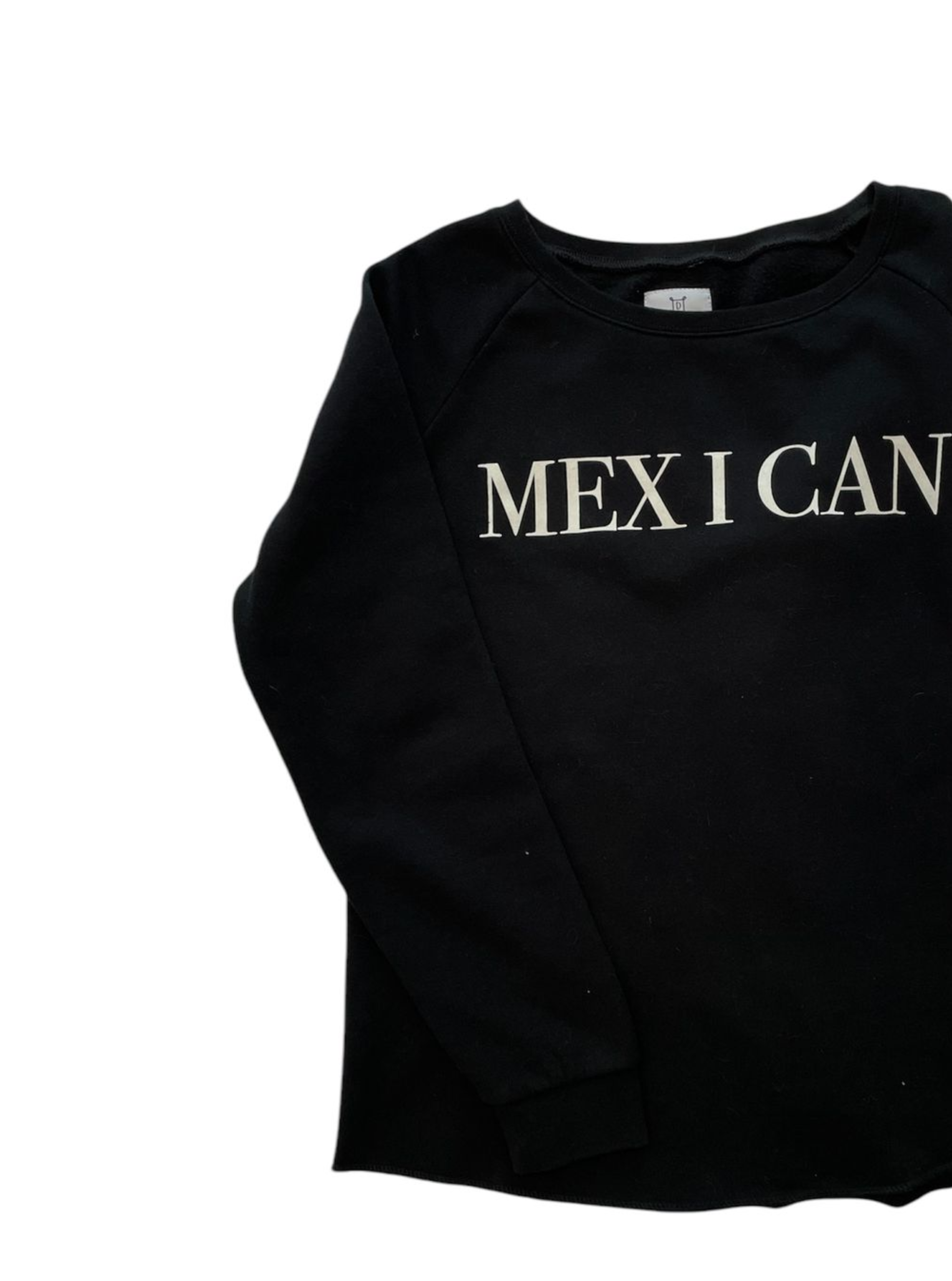 Hoodie Women’s Wave Wash Crew Black MEX I CAN