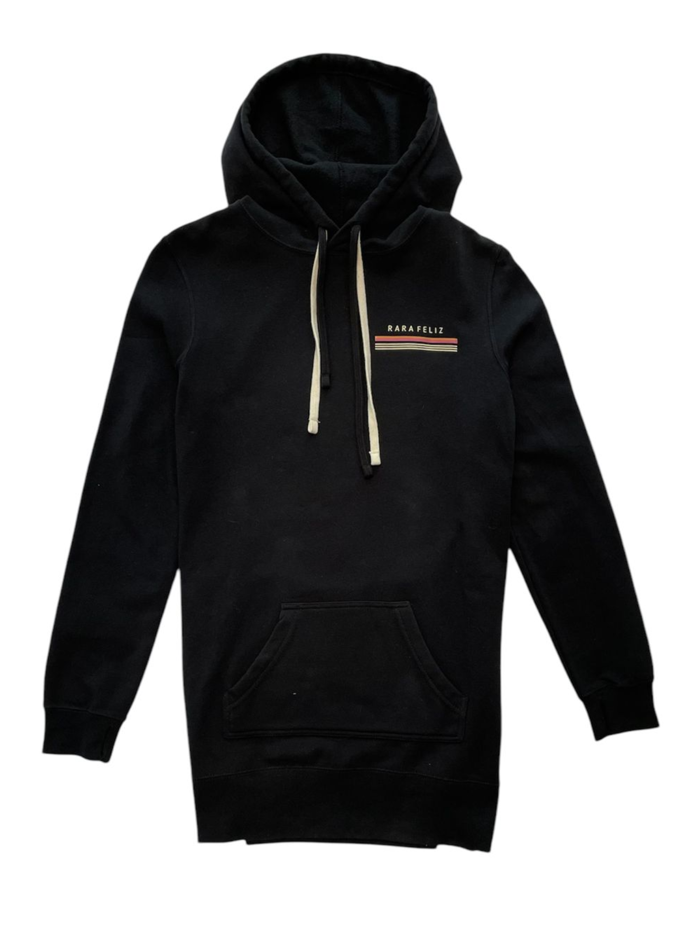 Hood Dress Women's Black 'RARA FELIZ' DAFREHICA Hood Dress Women's Black 'RARA FELIZ' DAFREHICA