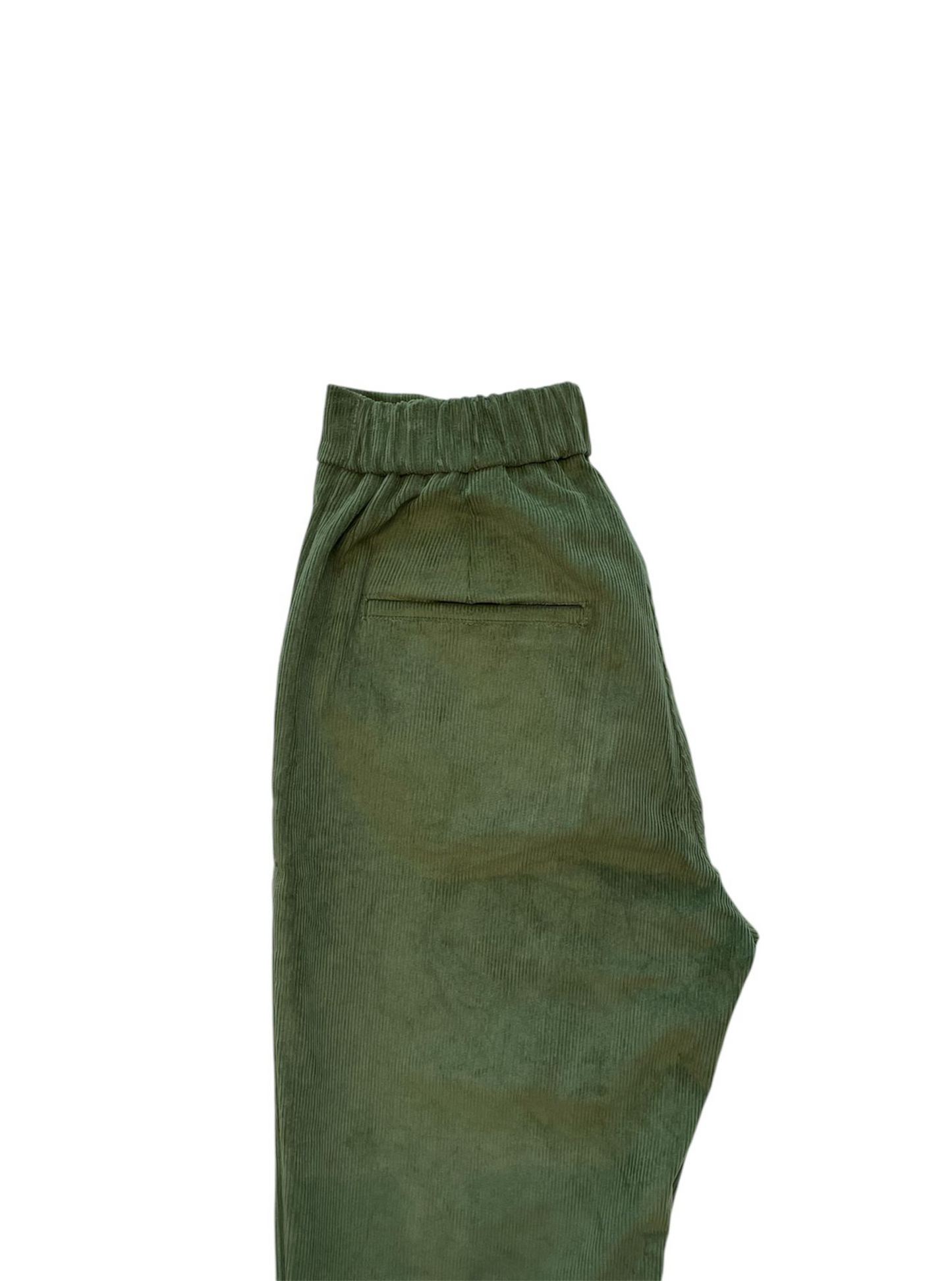 Pant Merlina corduroy soft green