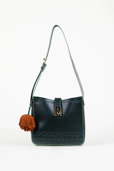 Shoulder Bag Maceta Green. CC431