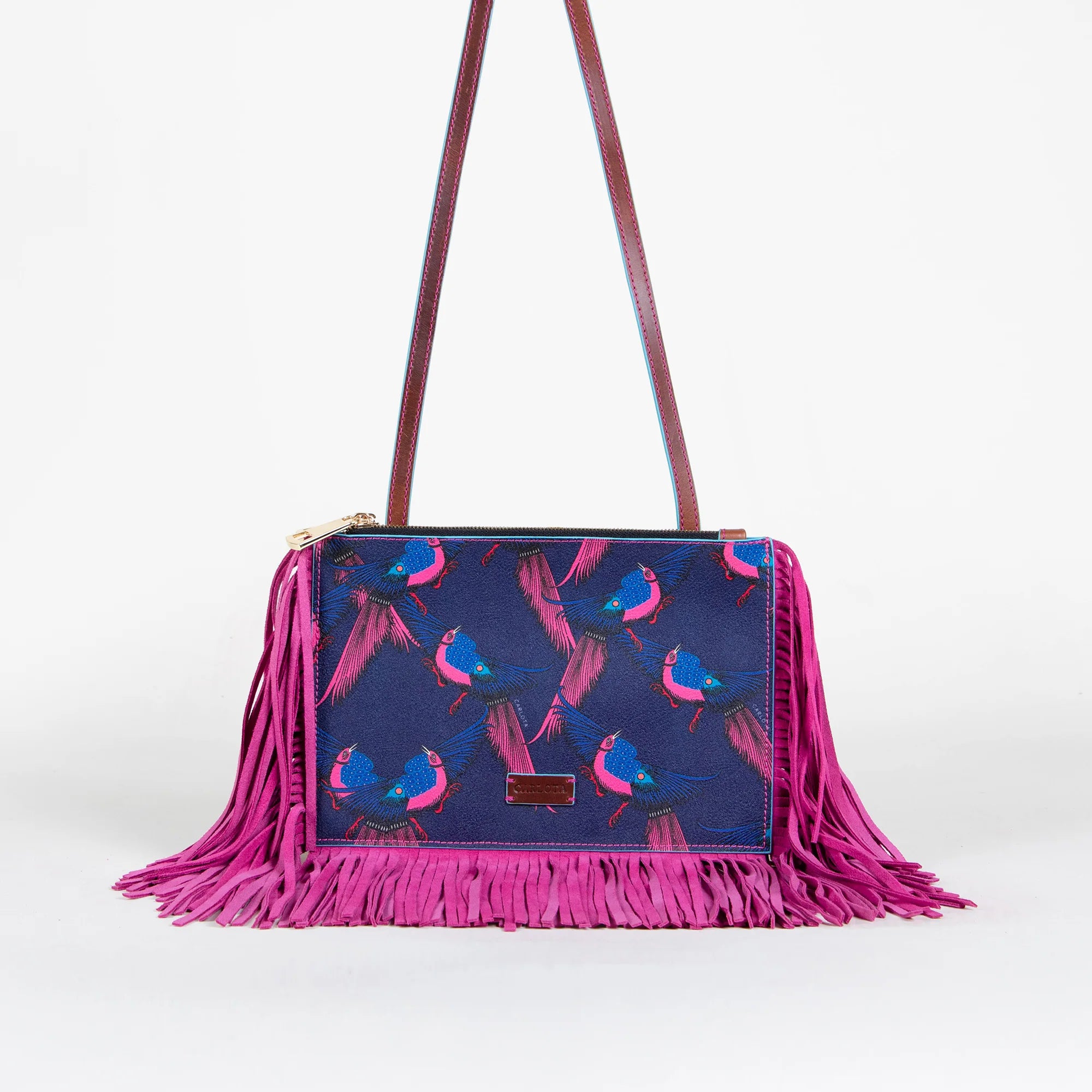 Crossbody Faisan Print