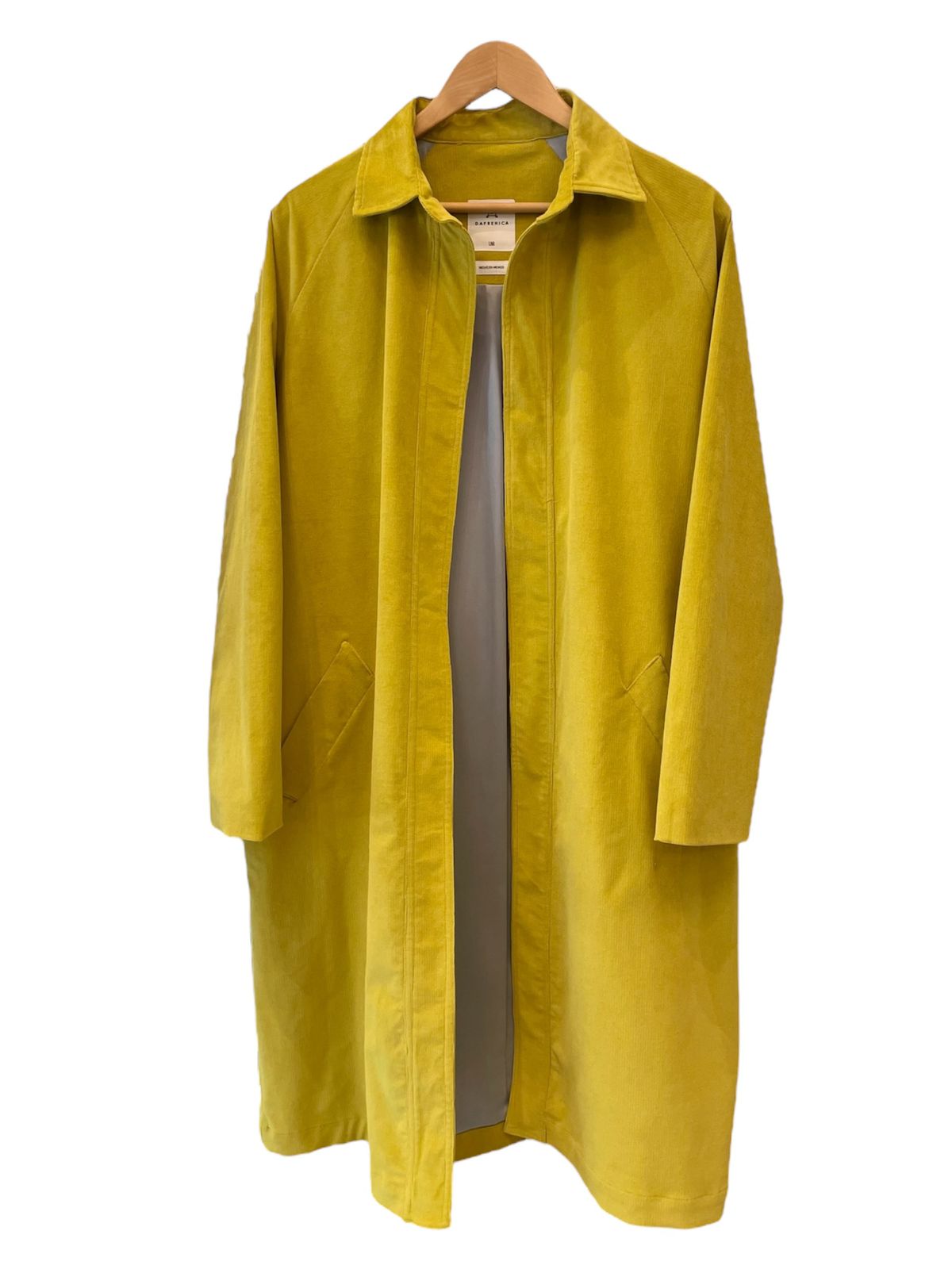 Maxi coat Olethea corduroy sunrise