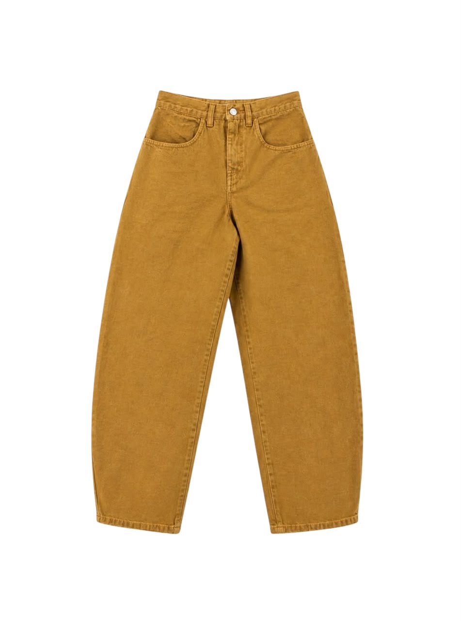 Pant Fedra Black Mustard Denim