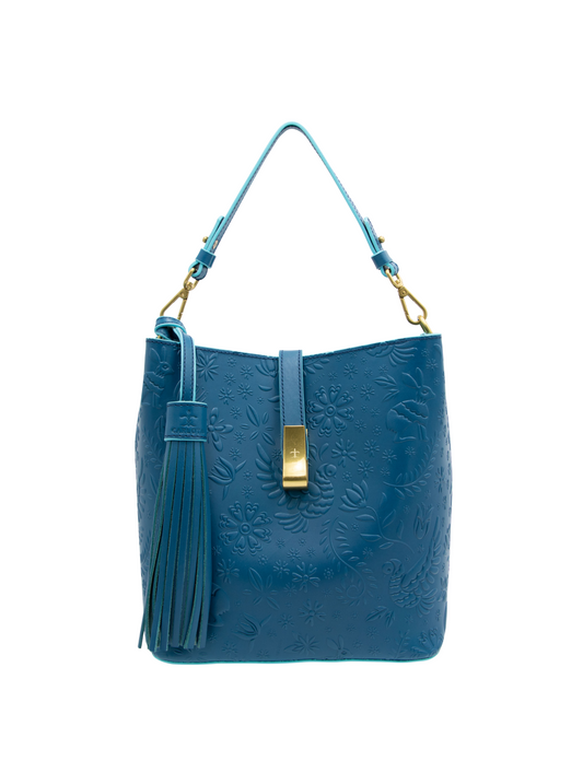 Mini hobo Liebre blue