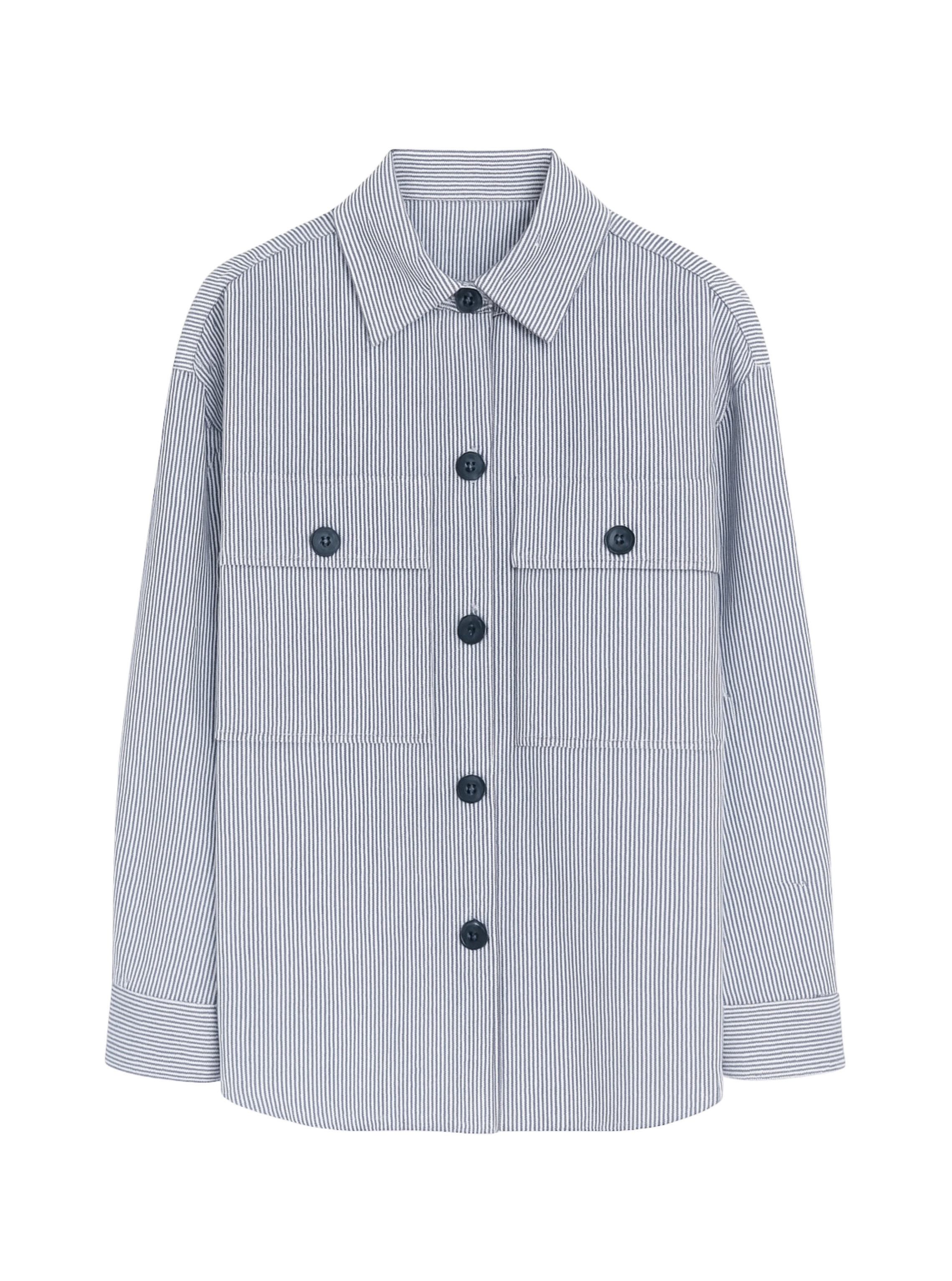 Jacket Gadea Blue Buttons