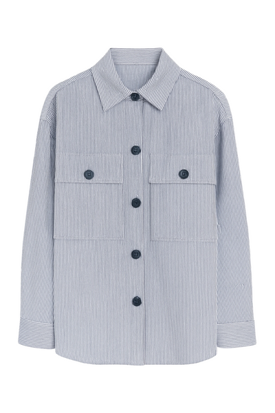 Jacket Gadea Blue Buttons