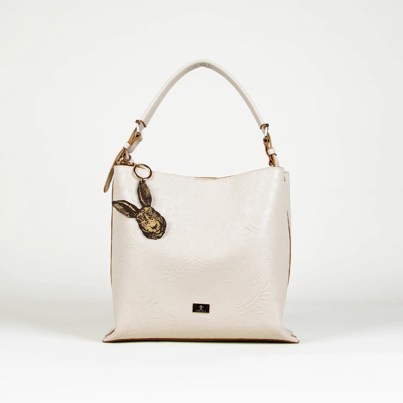 Mini Tote Liebre White. CC474