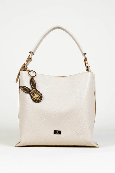 Mini Tote Liebre White. CC474