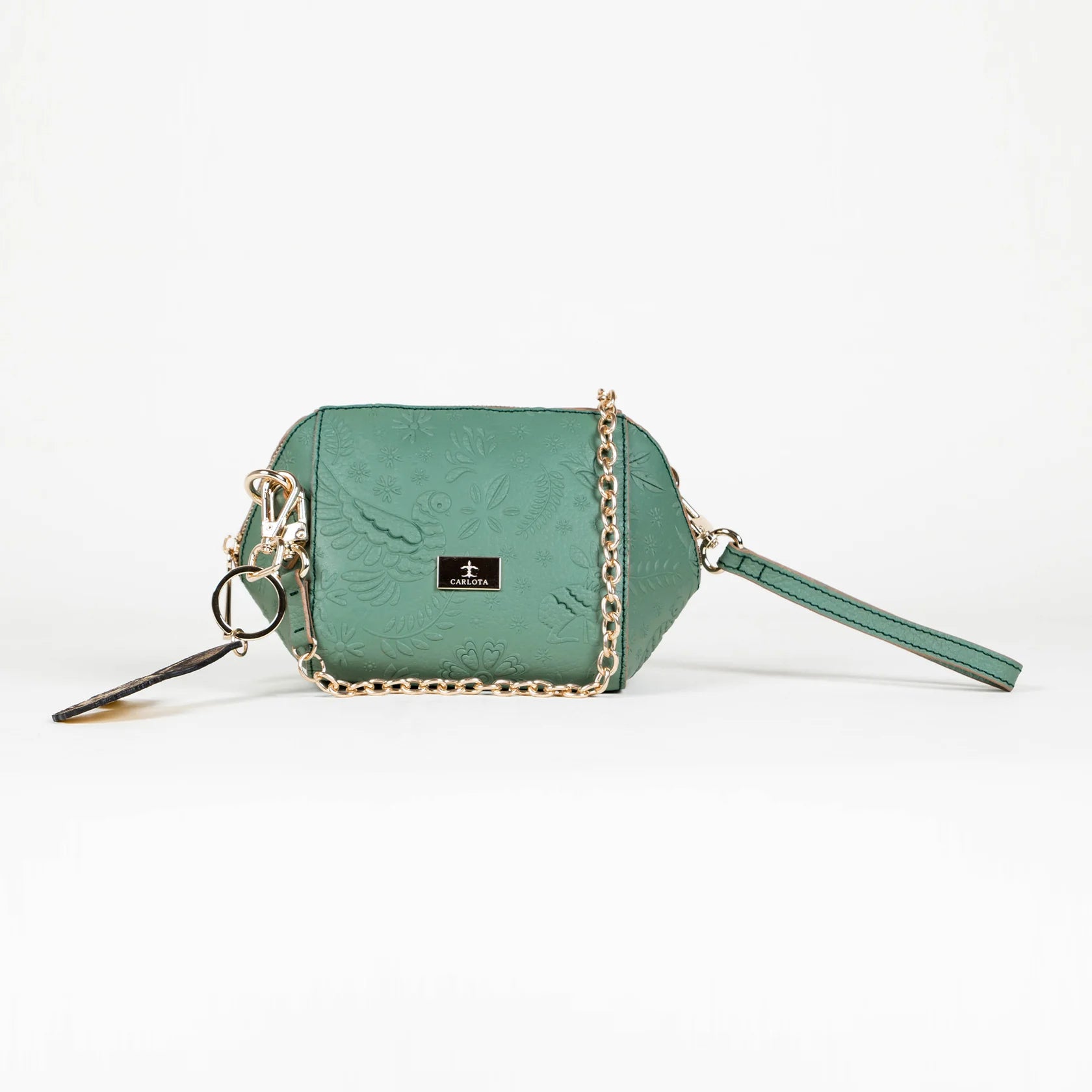 Crossbody Liebre Chain Green CC454