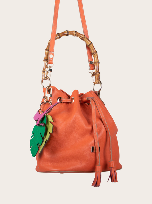 Bucket bag Flamingo orange