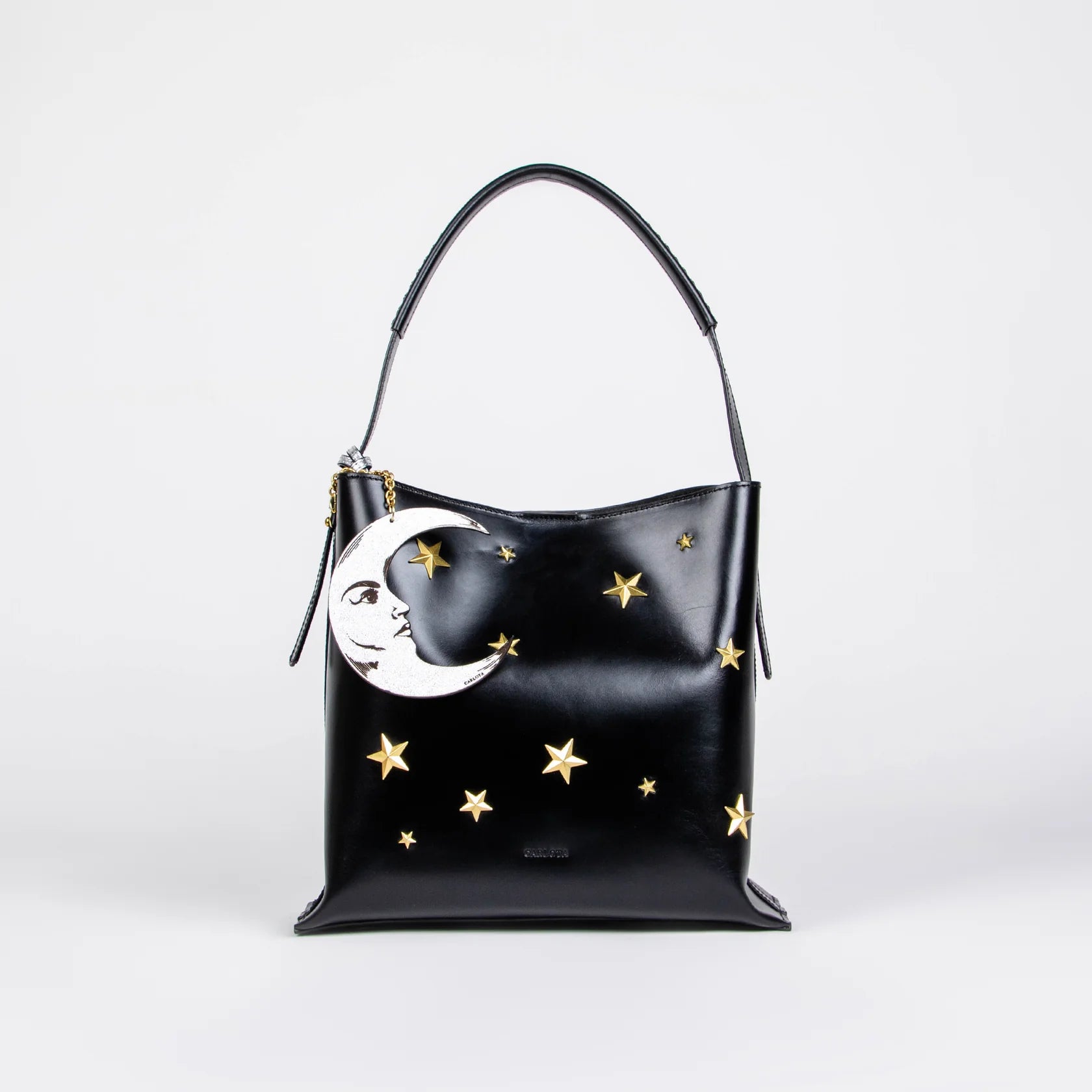 Hobo Bag Luna y Estrella Black CC464