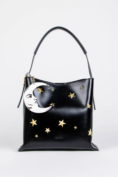 Hobo Bag Luna y Estrella Black CC464