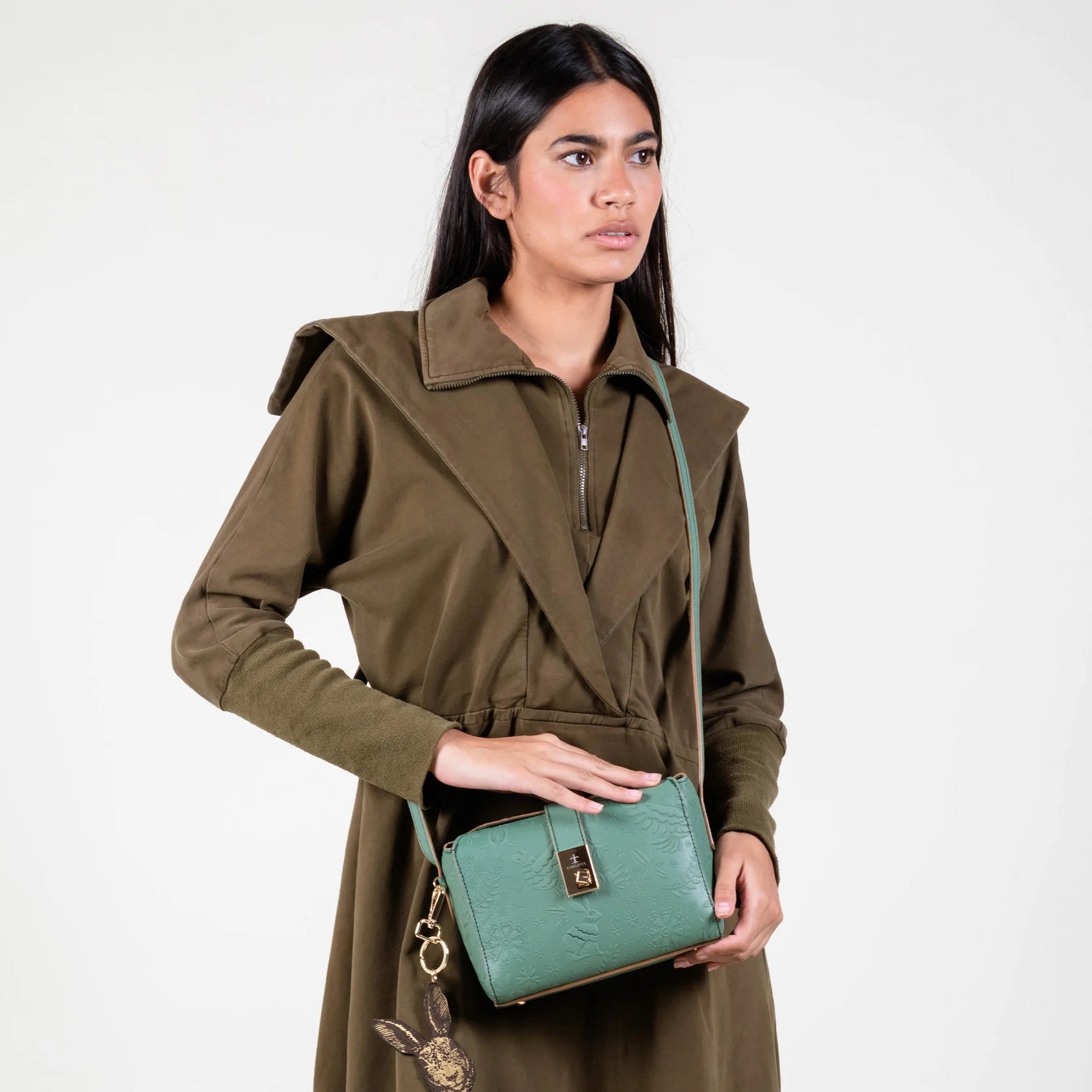 Crossbody Liebre Green CC455