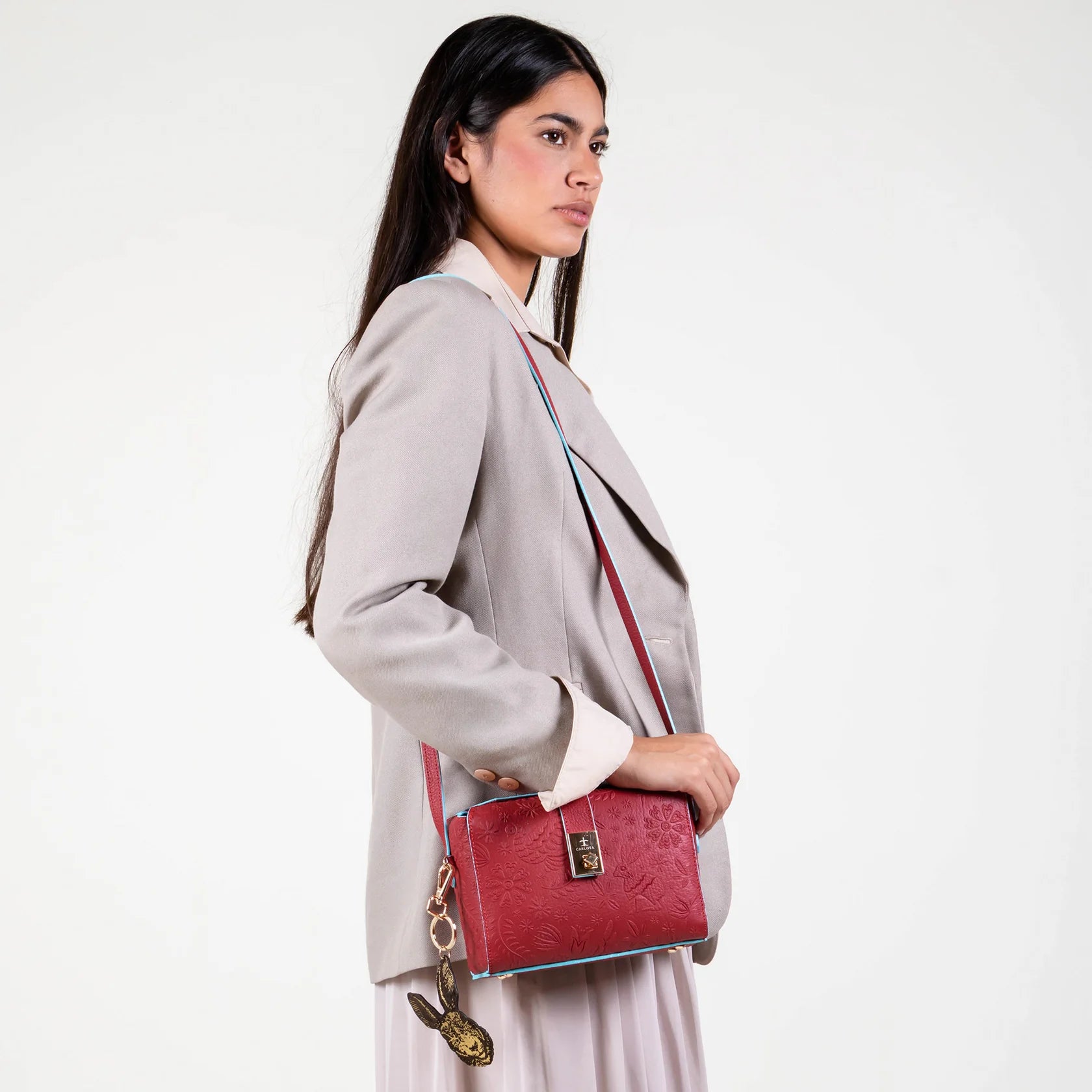 Crossbody Liebre Burnt Red CC455