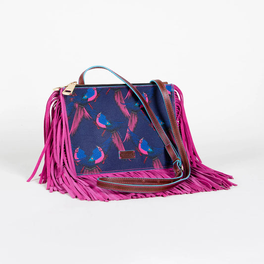 Crossbody Faisan Print
