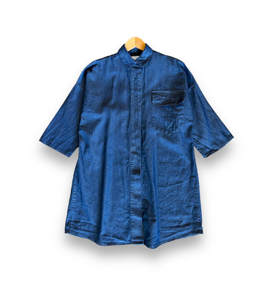 Long shirt Lirica blue denim