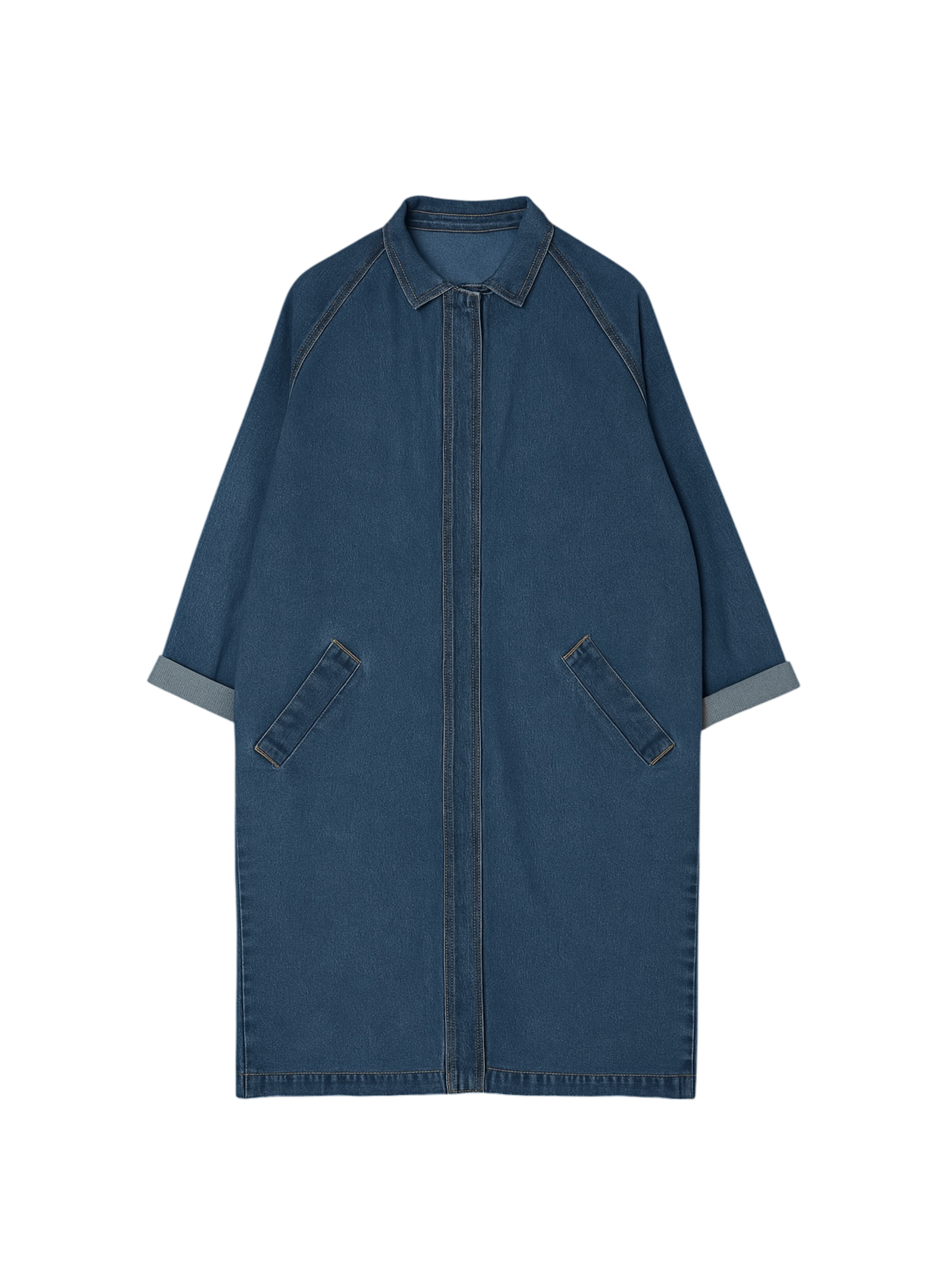 Maxi Coat Olethea Blue.