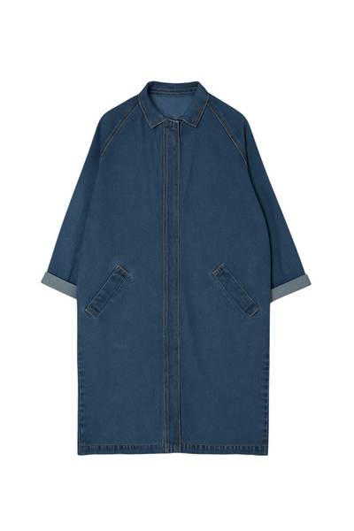 Maxi Coat Olethea Blue.