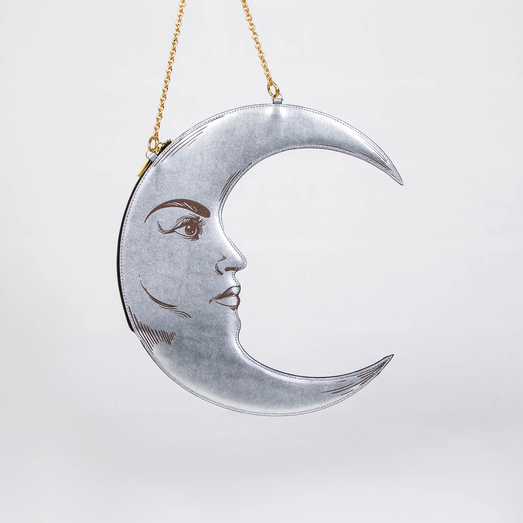 Crossbody Luna Plata CC473