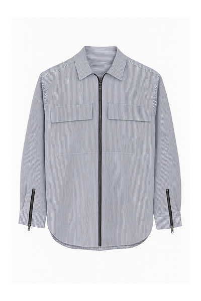 Jacket Gadea Blue Zipper