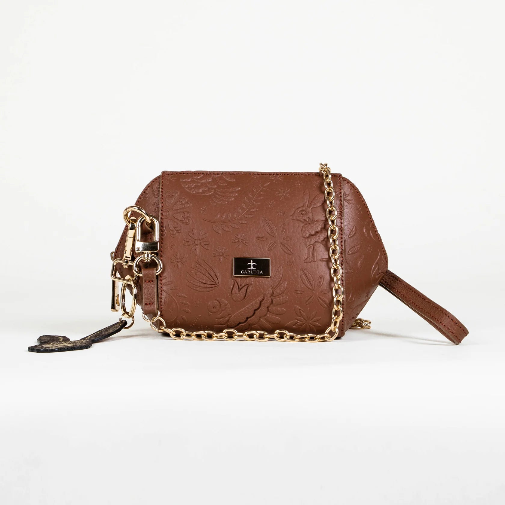 Crossbody Liebre Chain Tobacco CC454
