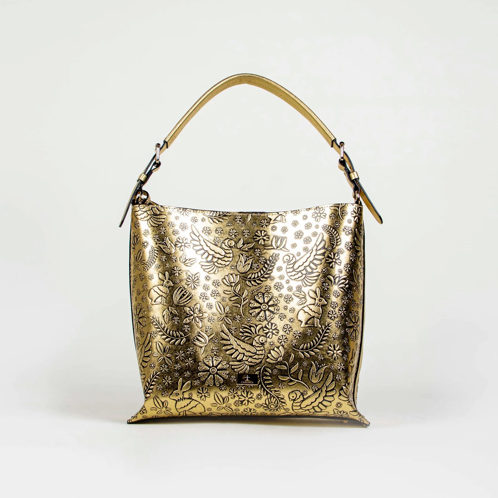 Hobo Bag Liebre Gold. CC364