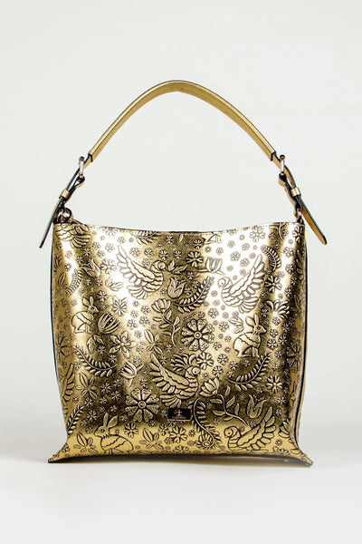 Hobo Bag Liebre Gold. CC364