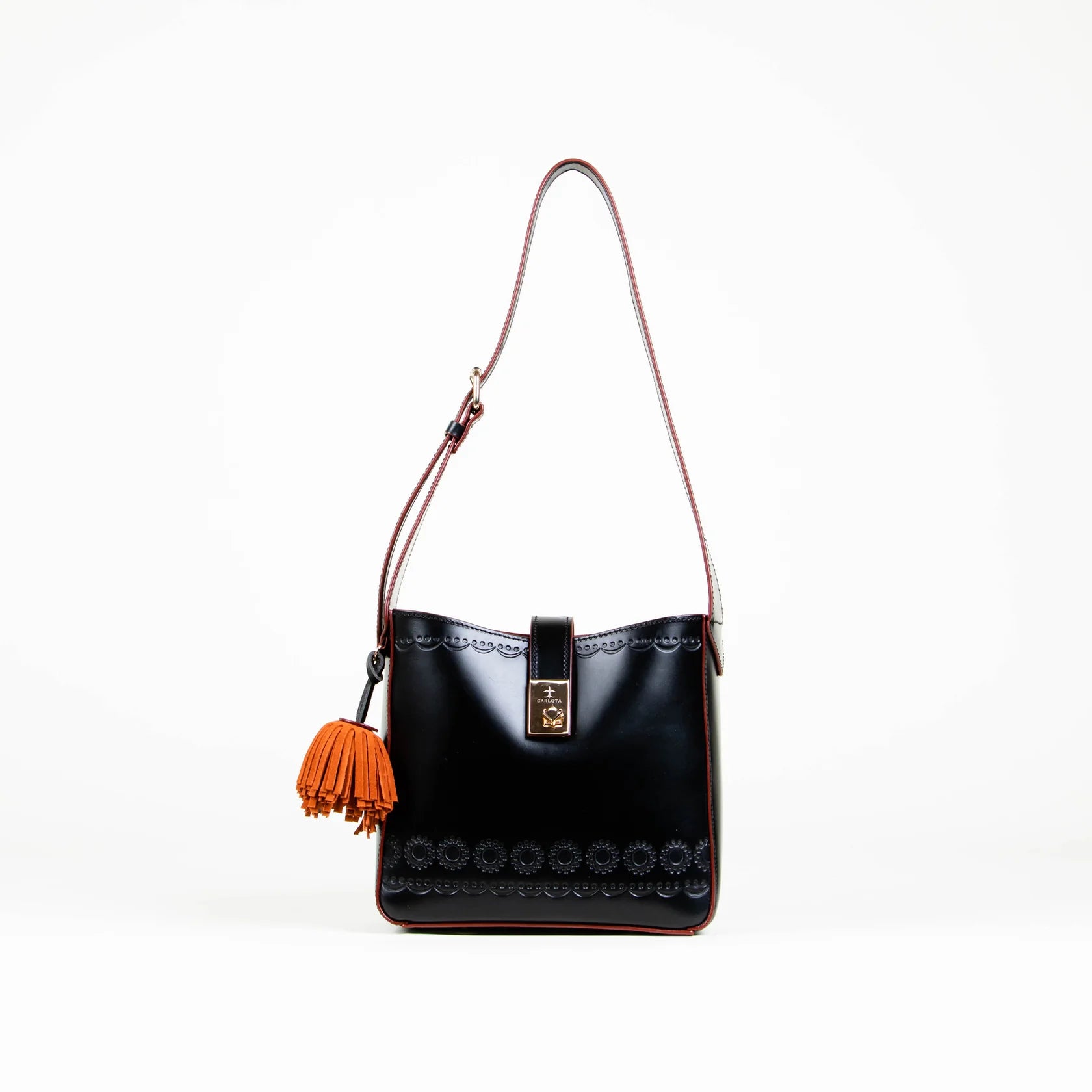 Shoulder Bag Maceta Black. CC431