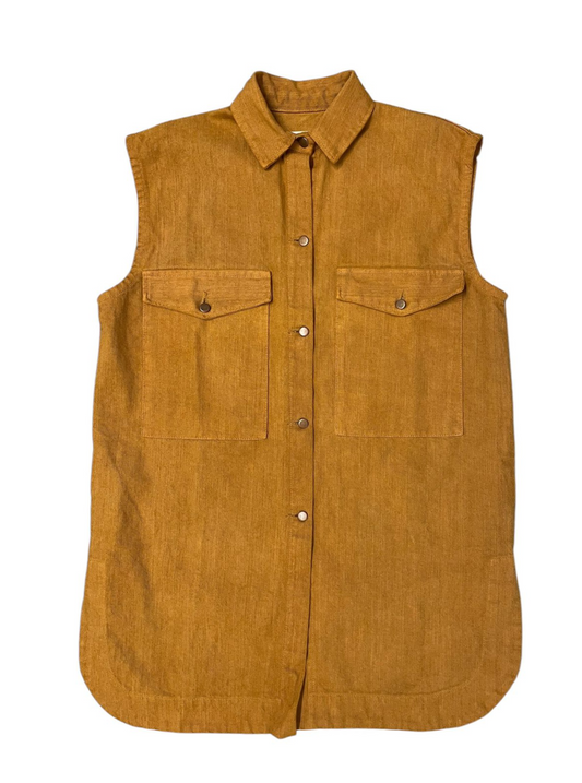 Vest Hazel denim gold