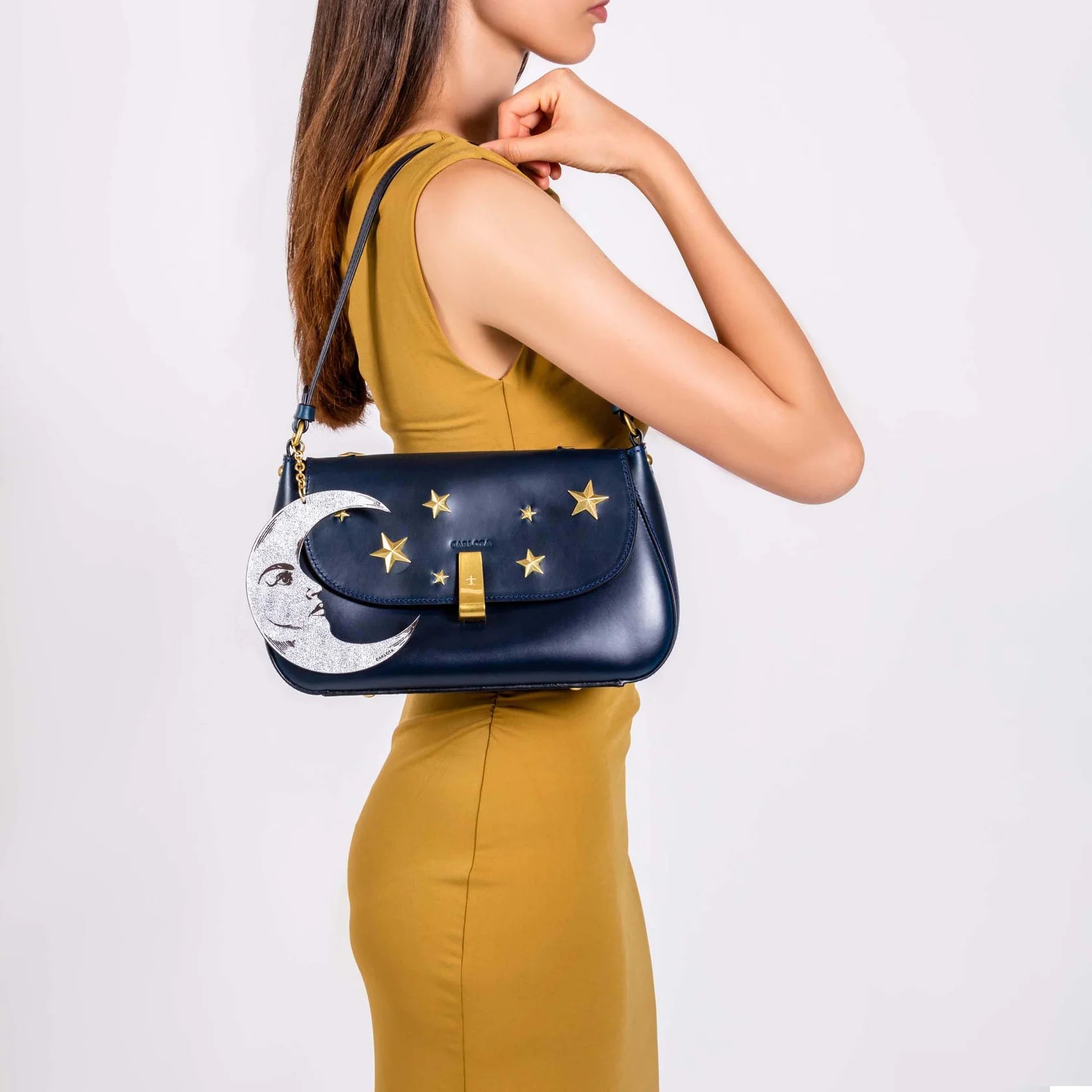 Baguette Luna y Estrella Navy Blue CC465