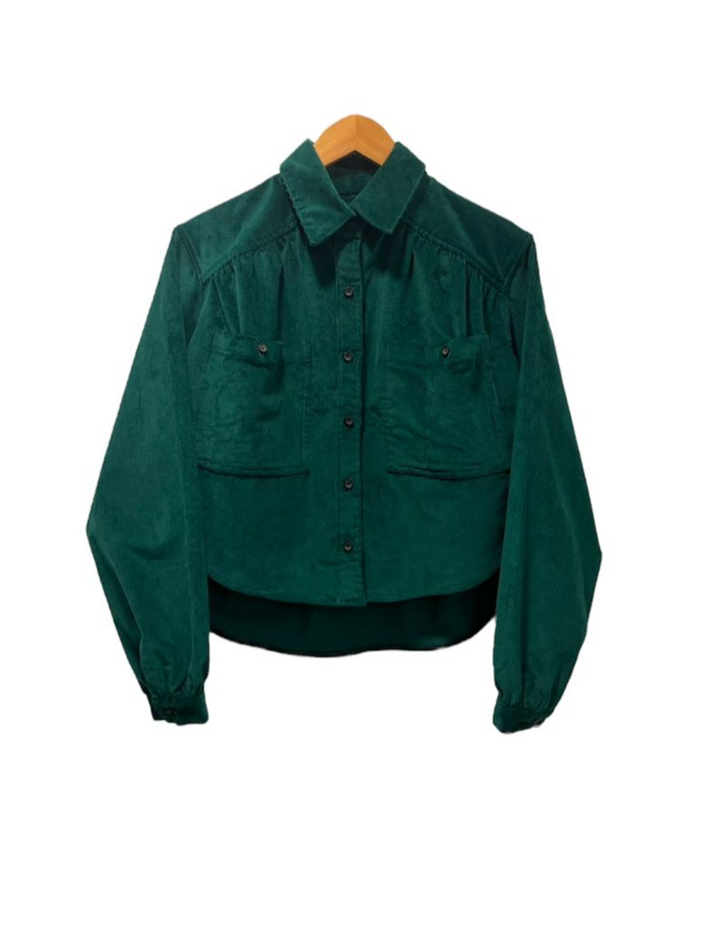 Short jacket Olivia green bottle