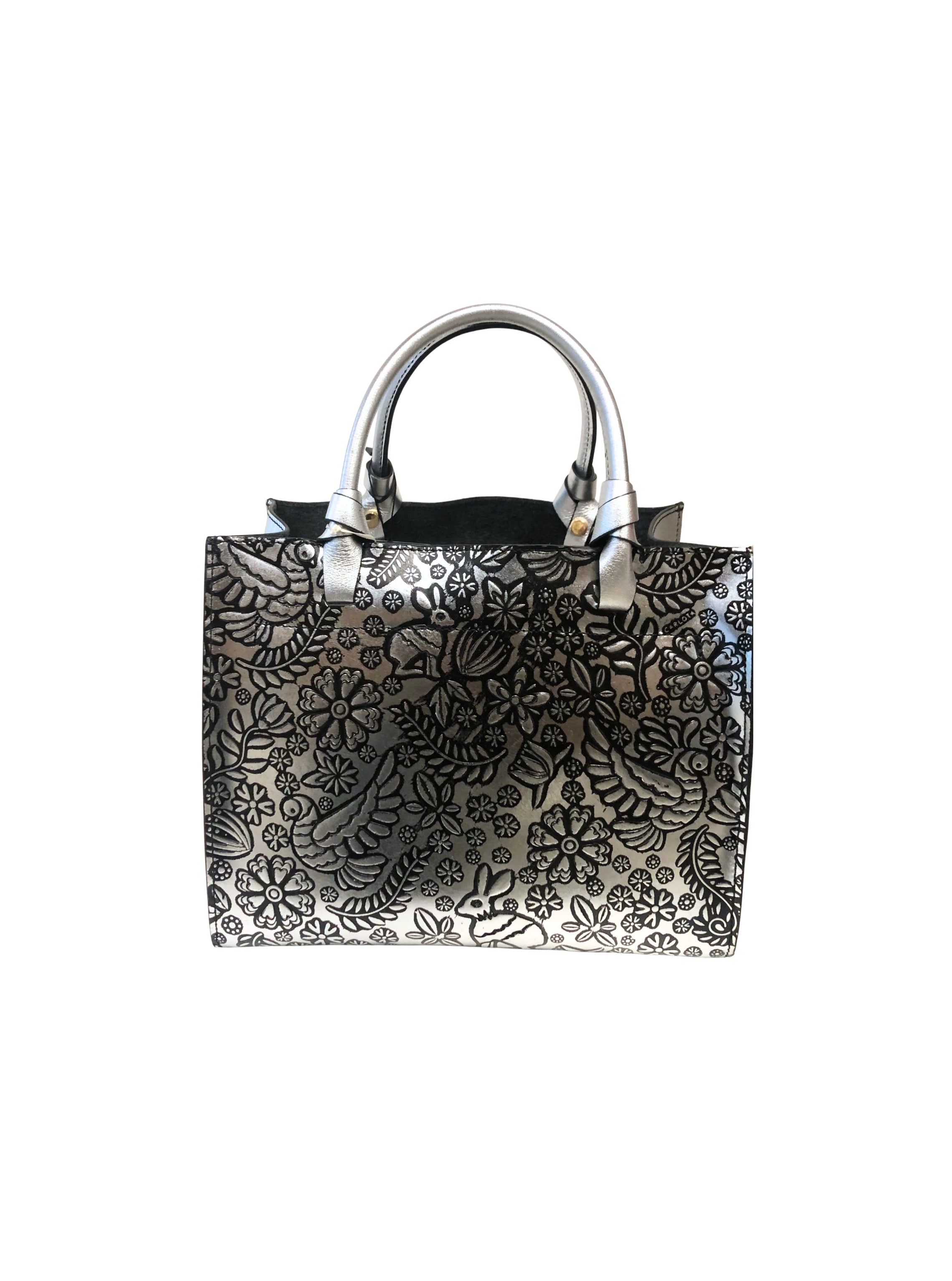 Mini Tote Liebre Silver. CC 365