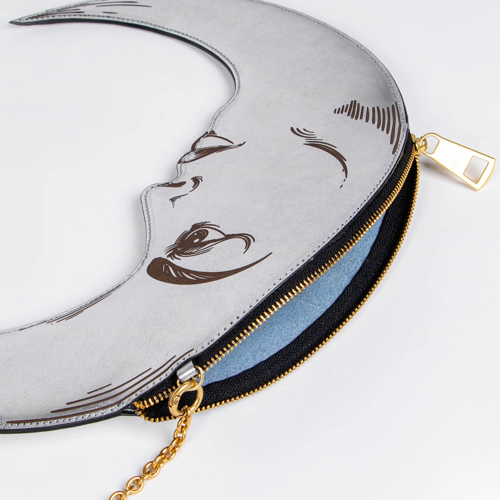 Crossbody Luna Plata CC473