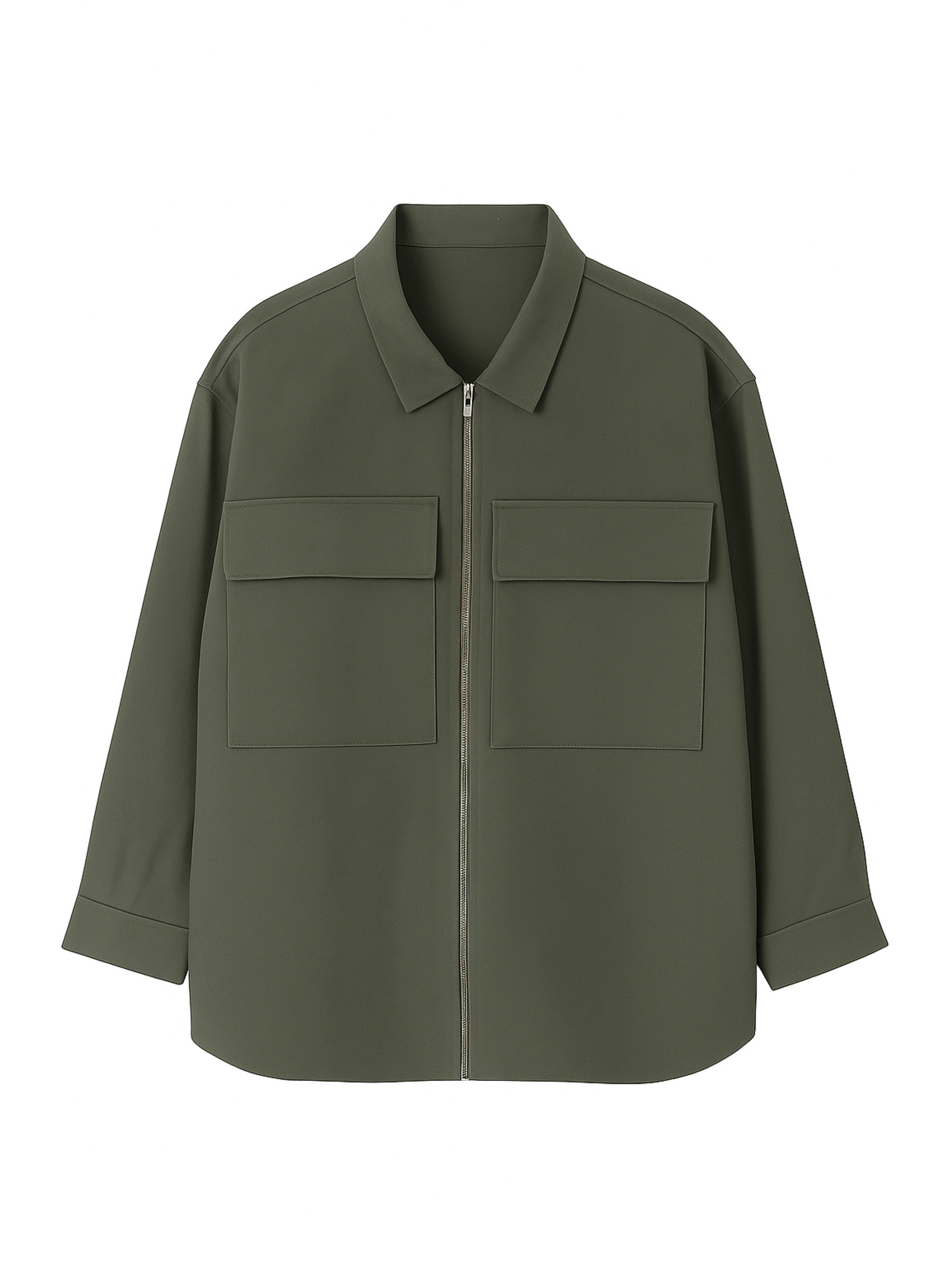 Jacket Gadea Olive Zipper