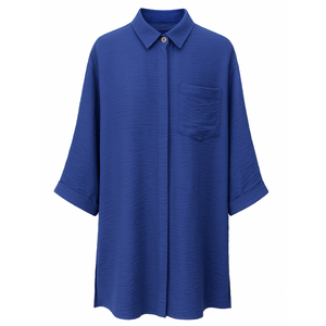 Long Shirt Lirica Electric Blue