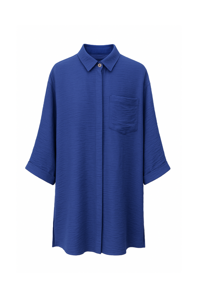 Long Shirt Lirica Electric Blue
